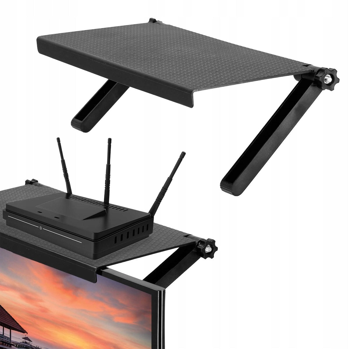 SHELF APPLIED TO THE TV MONITOR DVB-T DECODER HOLDER Brand Kopier