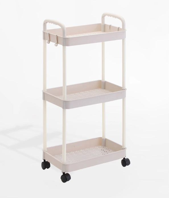 SHELF BATHROOM SHELF ON WHEELS 3 LEVELS Mobile Office Kitchen Cabinet Manufacturer code 5905996238756