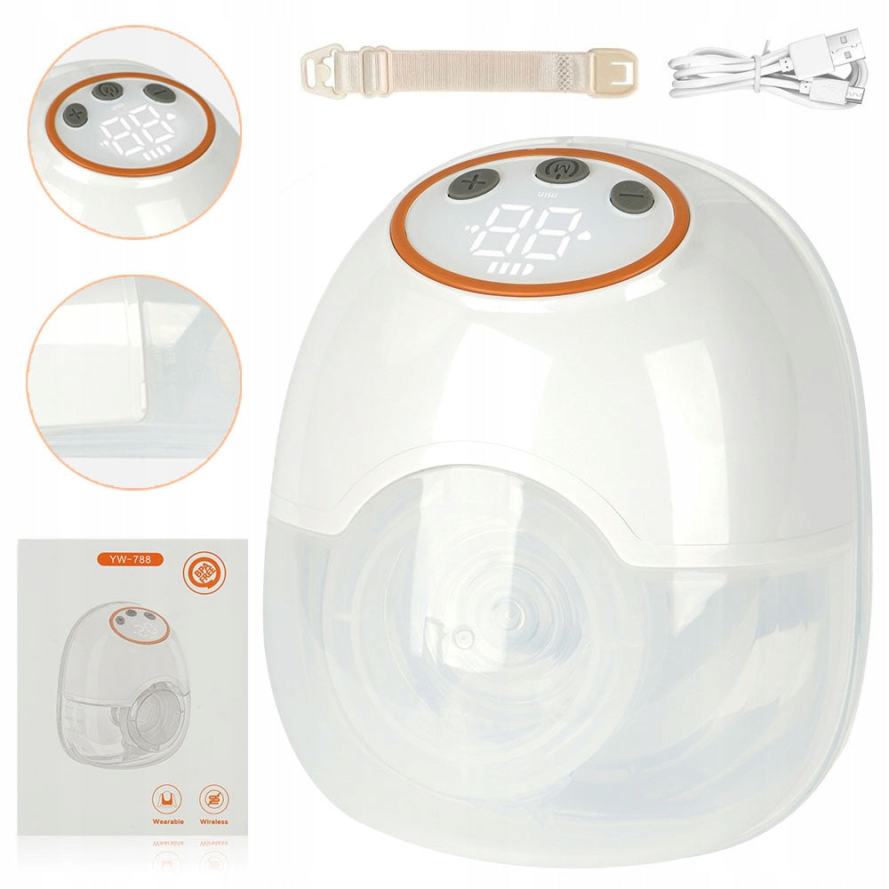 SHELL BREAST PUMP ELECTRIC WIRELESS HANDS-FREE PORTABLE 150ML