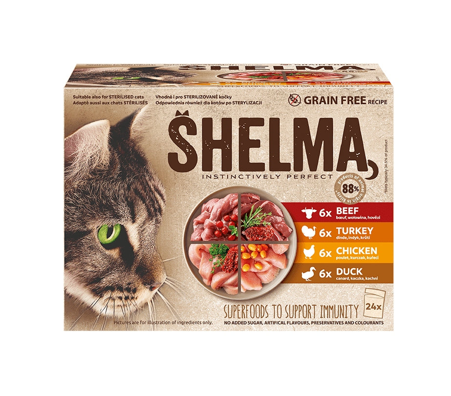 SHELMA Mobile selection of stew fillets 24 x 85 g Brand Shelma