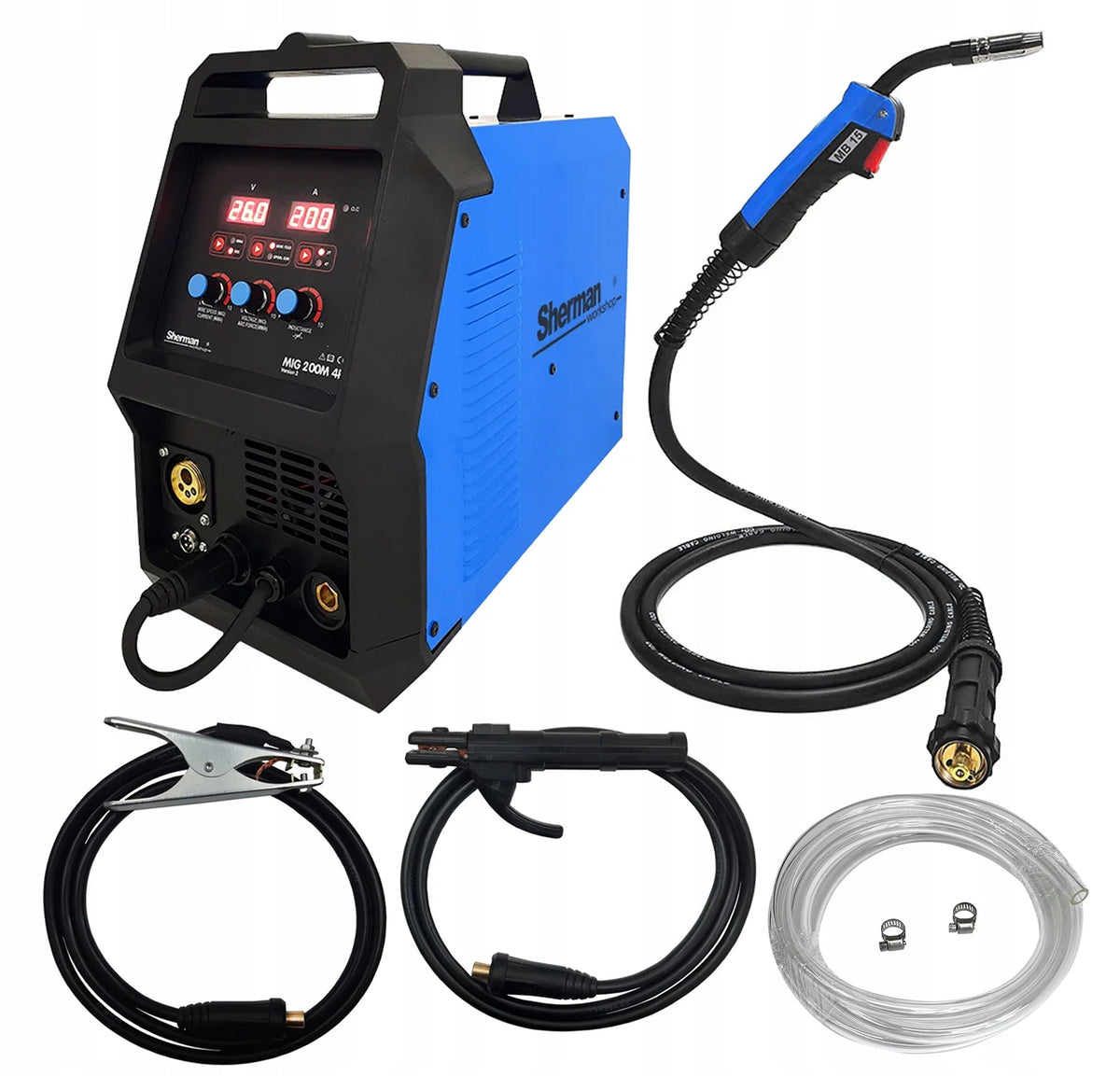 SHERMAN MIG 200M 4R inverter welder