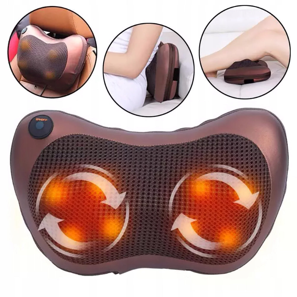 SHIATSU MASSAGE PILLOW BACK NECK MASSAGER BODY HEATING Manufacturer code 22987