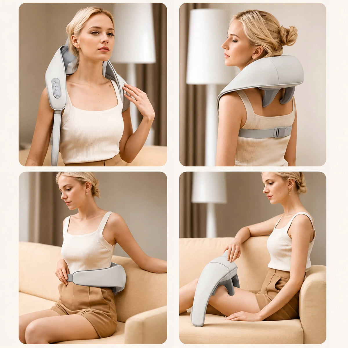 SHIATSU MASSAGER FOR BACK NECK WARMING COLLAR Packaging status original