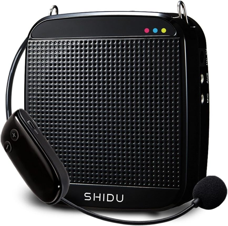 SHIDU S613 Voice Amplifier 18W Microphone Portable Battery