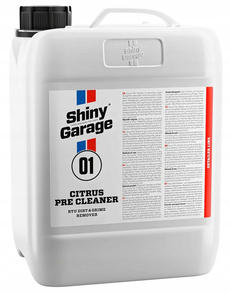 SHINY GARAGE - CITRUS PRE CLEANER - PRE-WASHING PREPARATION - 5L