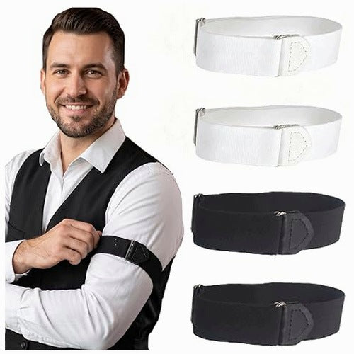 SHIRT SLEEVE HOLDERS SET OF 4 POLYESTER ANTI-SLIP