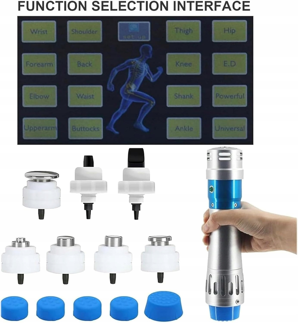 SHOCKWAVE Impact Wave Massager Professional Pain Therapy Rehabilitation Packaging status original