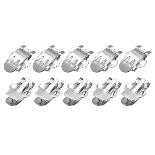 SHOE CLIPS METAL SILVER DECORATIVE DIY CRAFTS 10 PCS. Brand no brand
