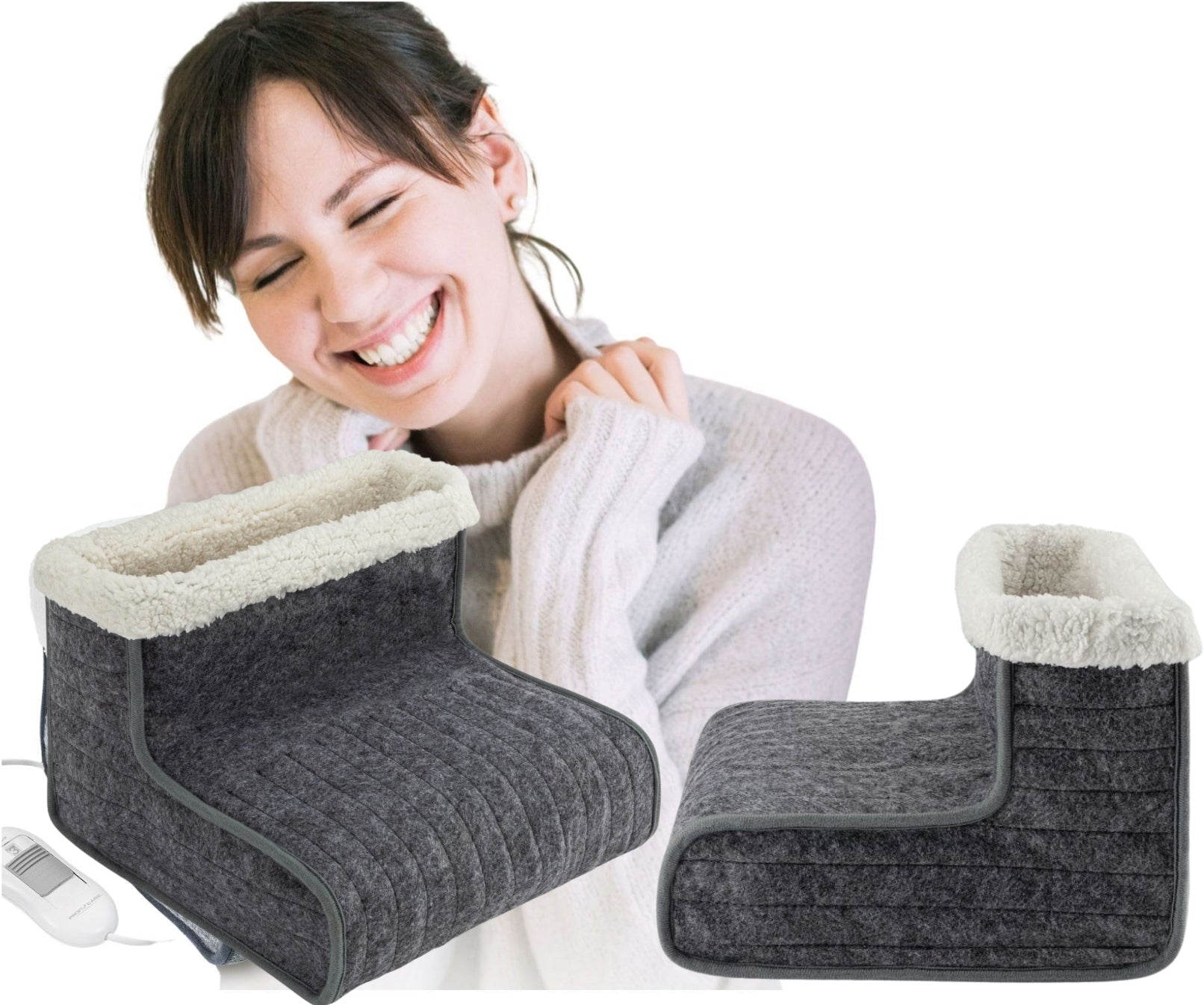 SHOE ELECTRIC FOOT WARMER ADJUSTABLE Color gray