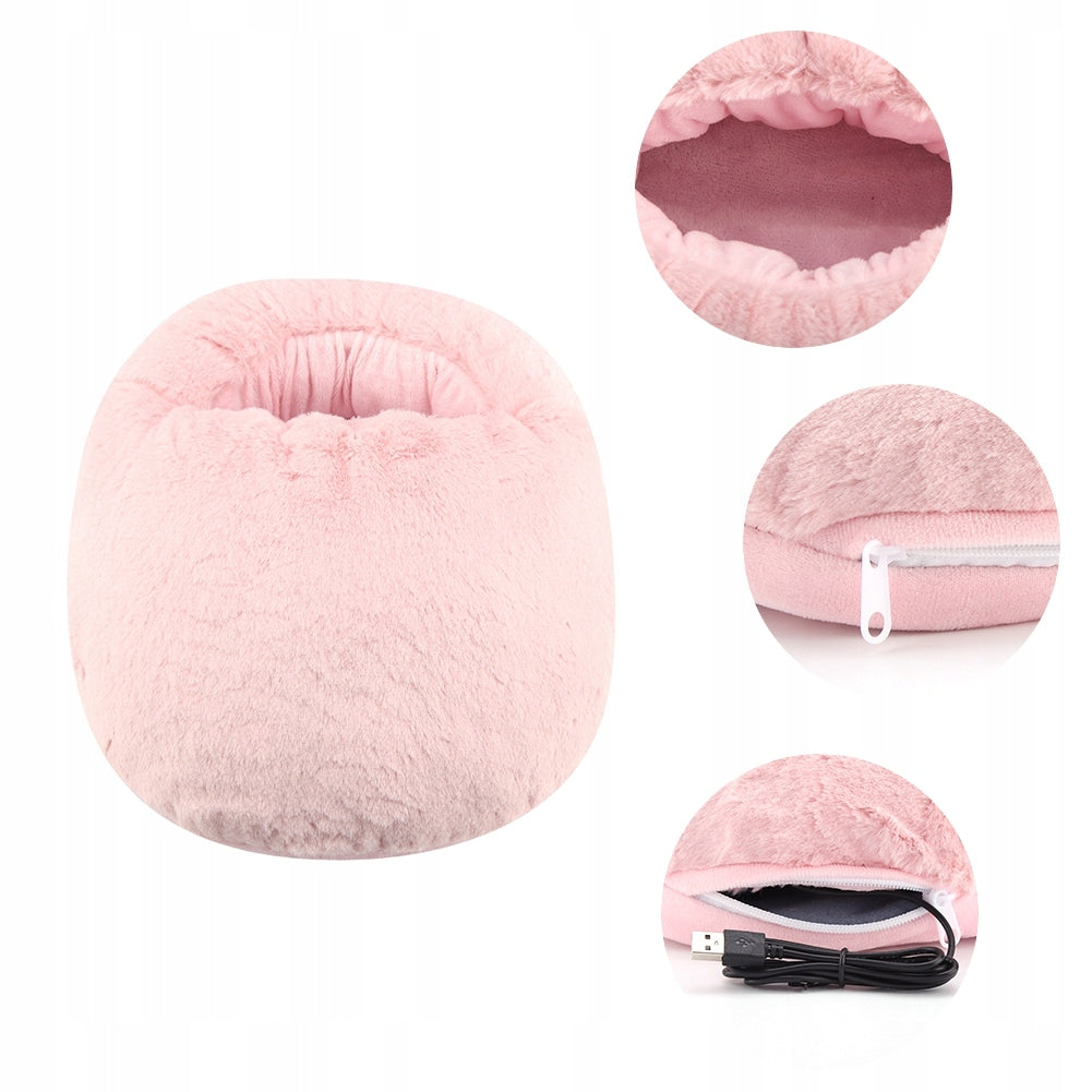 SHOE ELECTRIC FOOT WARMER PINK Color pink