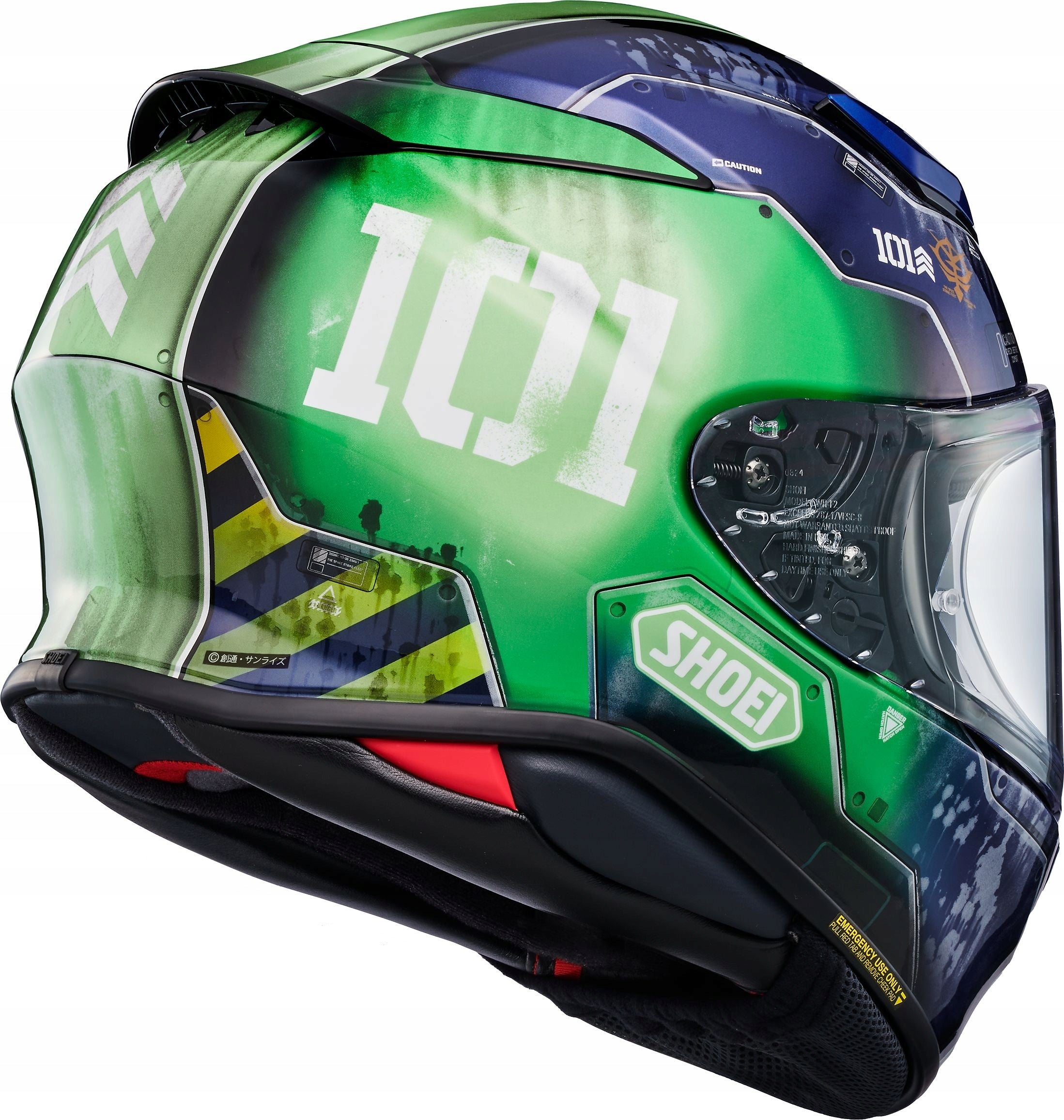 SHOEI NXR2 ZAKU I TC-11 MOTORCYCLE HELMET INTEGRAL M Size M