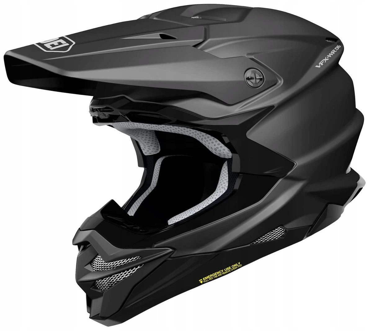 SHOEI VFX-WR 06 BLACK MATT CROSS ENDURO MOTORCYCLE HELMET