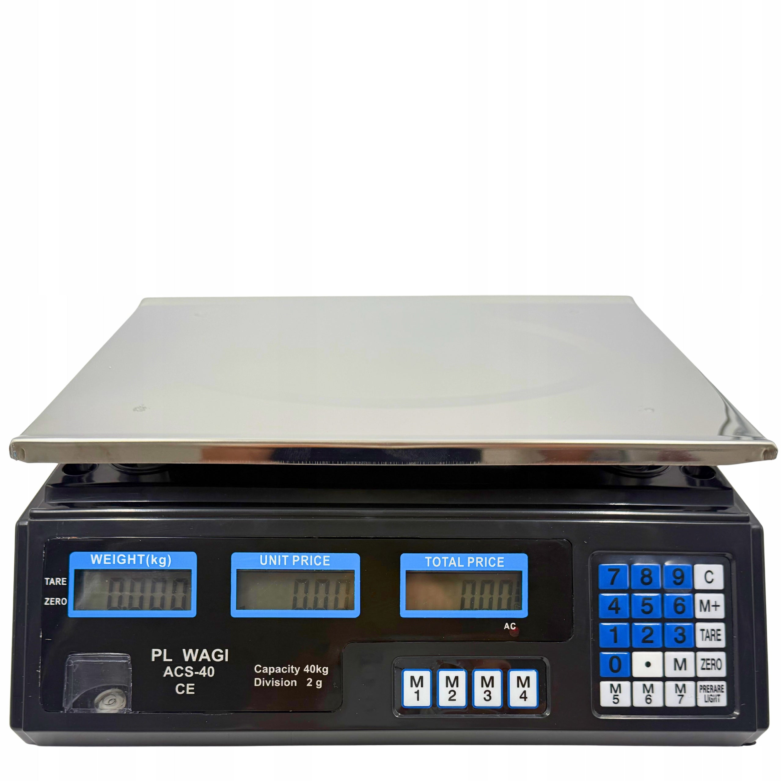 SHOP SCALE 40KG/2G ELECTRONIC GASTRONOMIC LCD DISPLAY Packaging status original