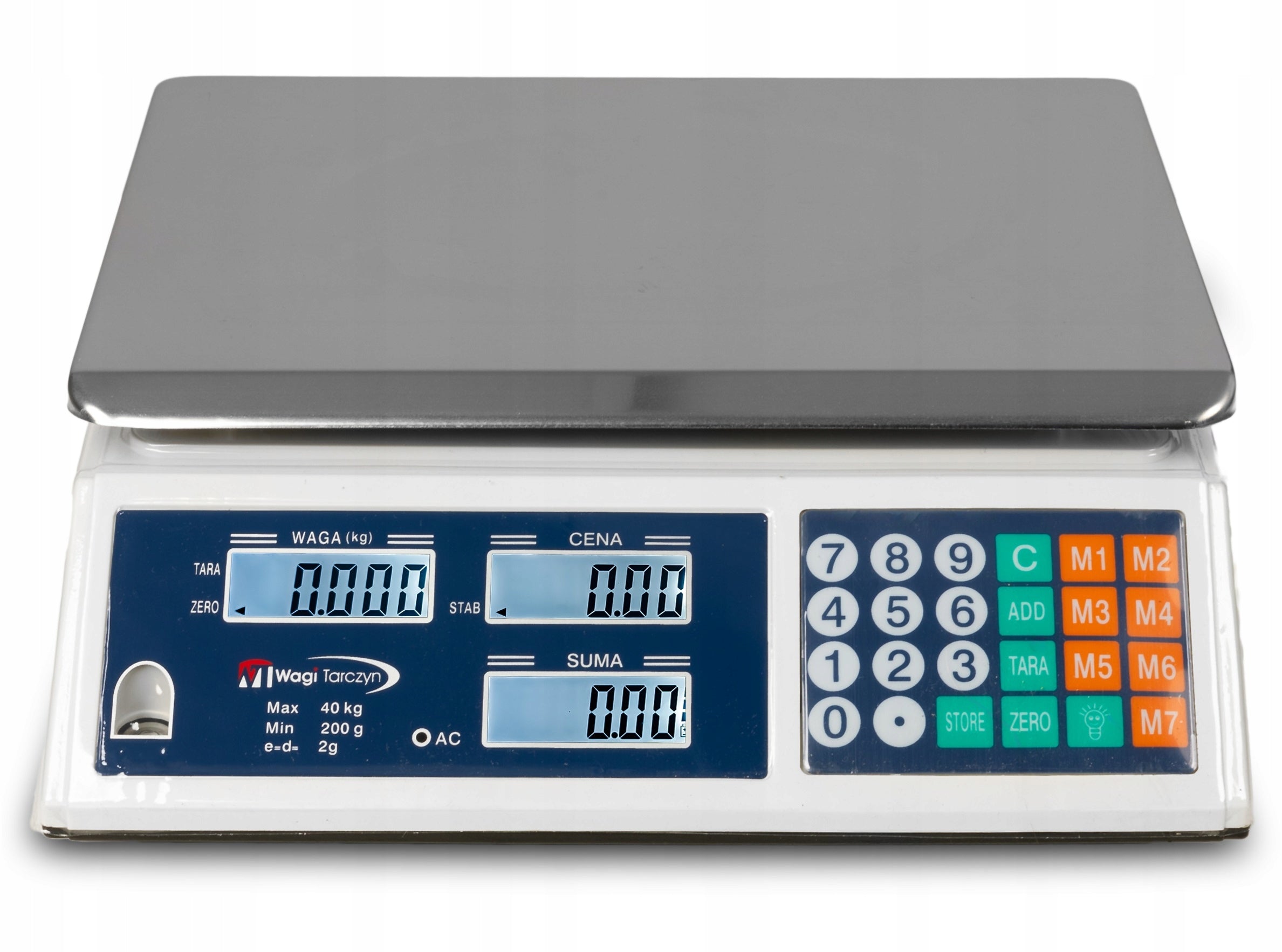 SHOP SCALE 40KG/2g ELECTRONIC KITCHEN CATERING STORAGE