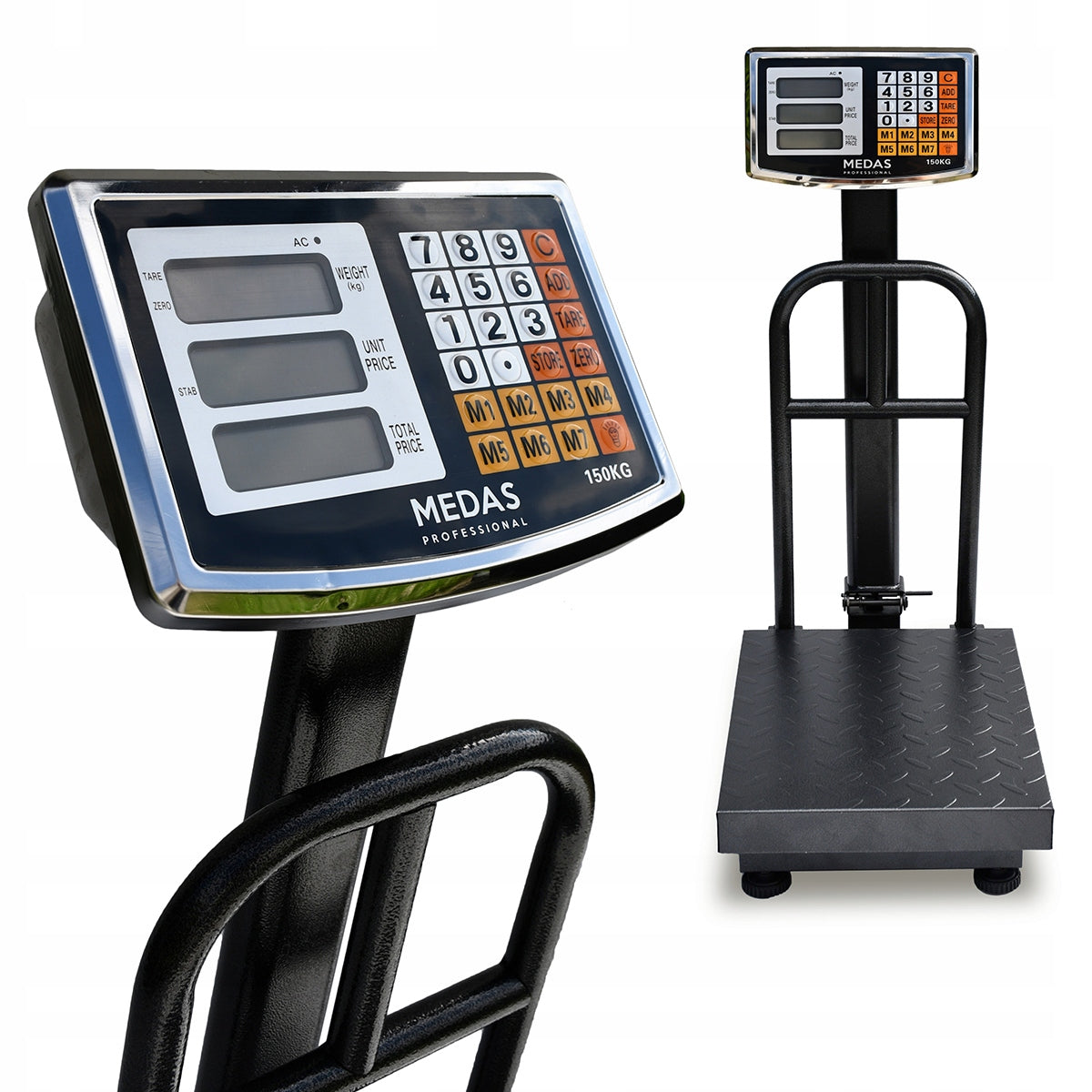 SHOP SCALE ELECTRONIC CALCULATION LCD 150kg BATTERY