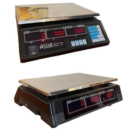 SHOP SCALE ELECTRONIC STORAGE LCD 40kg/2g Manufacturer code 570039691