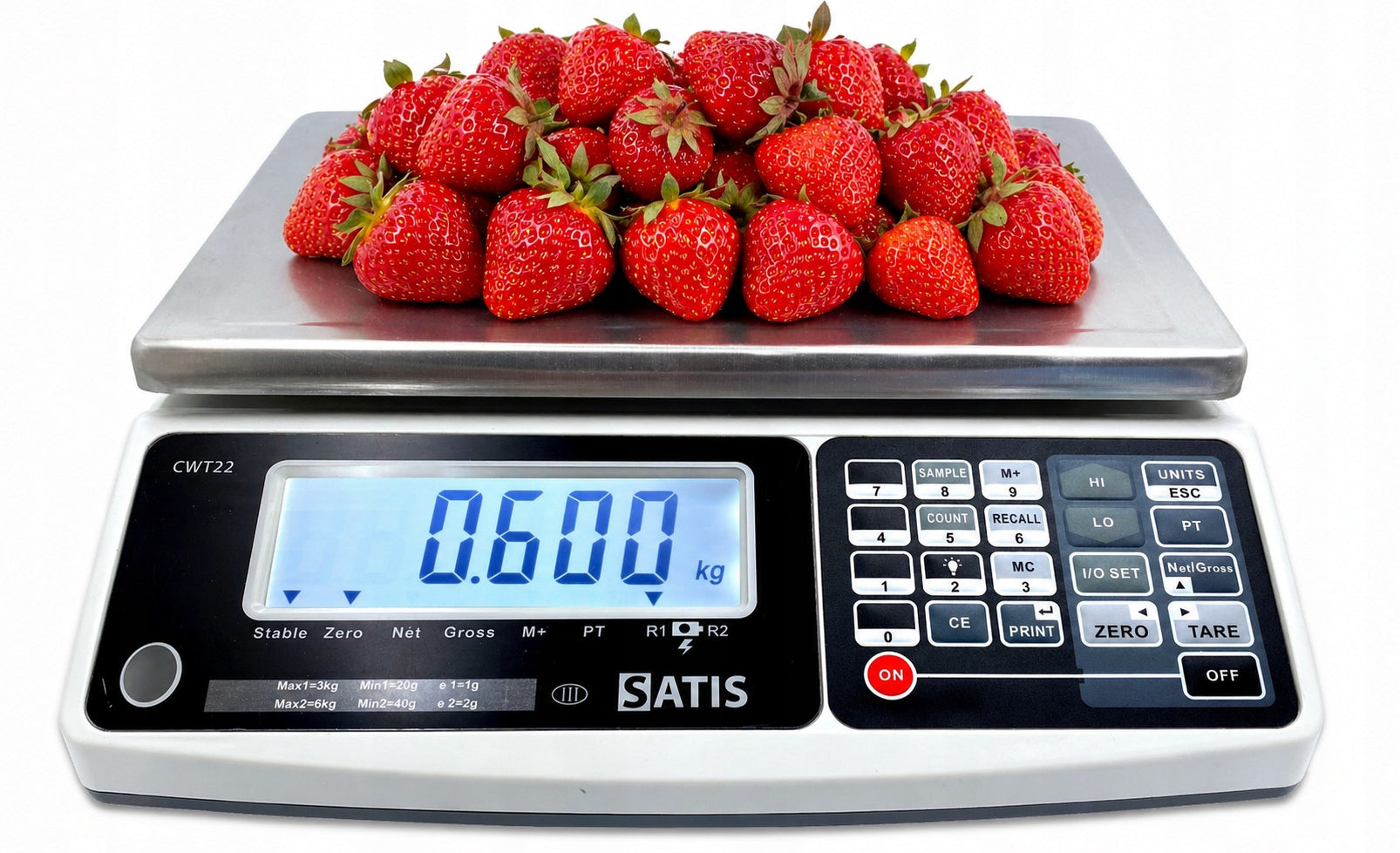 SHOP SCALE WITH LEGALIZATION UP TO 15KG ELECTRONIC COUNTING PIECES