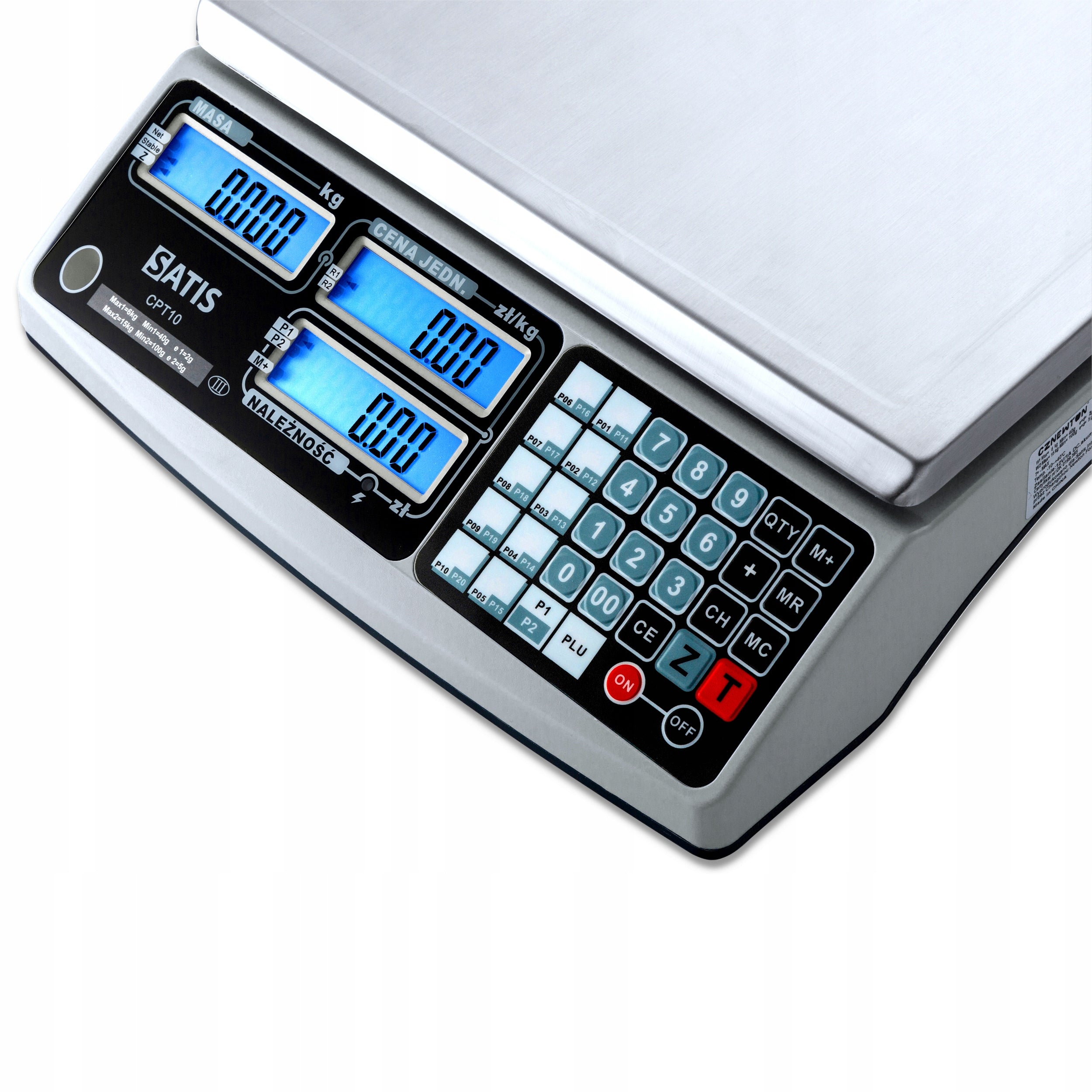 SHOP SCALE WITH LEGALIZATION UP TO 30KG COUNTING THE PRICE OF ELECTRONIC RS Packaging status original