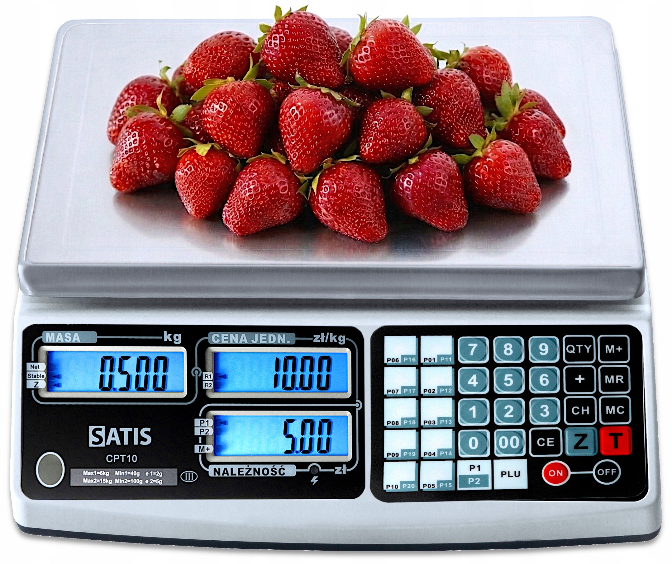 SHOP SCALE WITH LEGALIZATION UP TO 30KG COUNTING THE PRICE OF ELECTRONIC RS