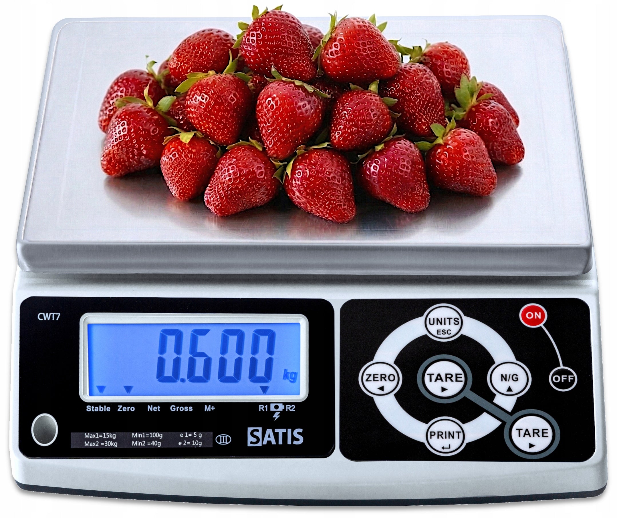 SHOP SCALE WITH LEGALIZATION UP TO 3KG ELECTRONIC ACCURATE TO THE LCD STORE