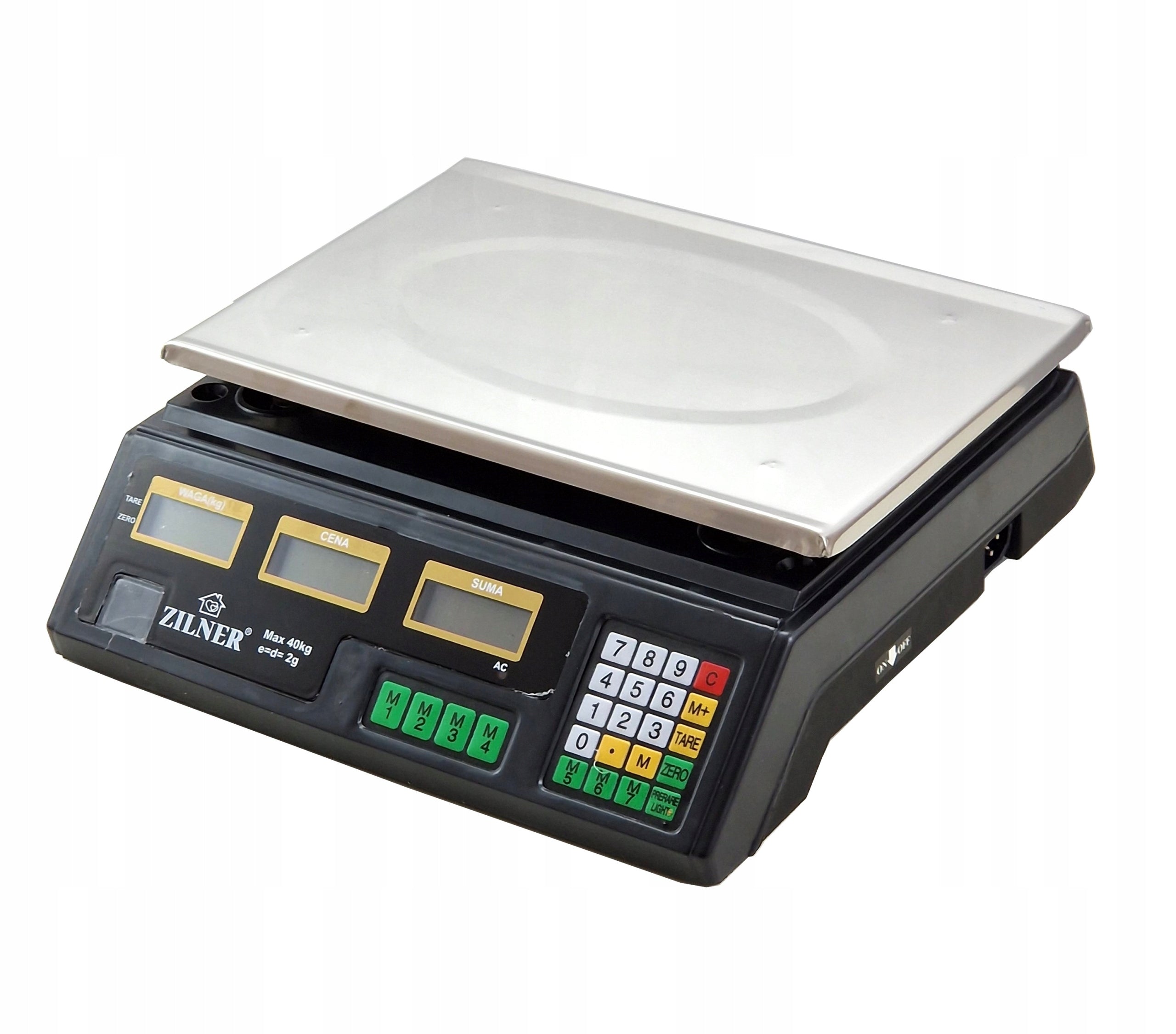 SHOP STORAGE SCALE 40kg/2g ELECTRONIC VERY GOOD CHARGING CABLE