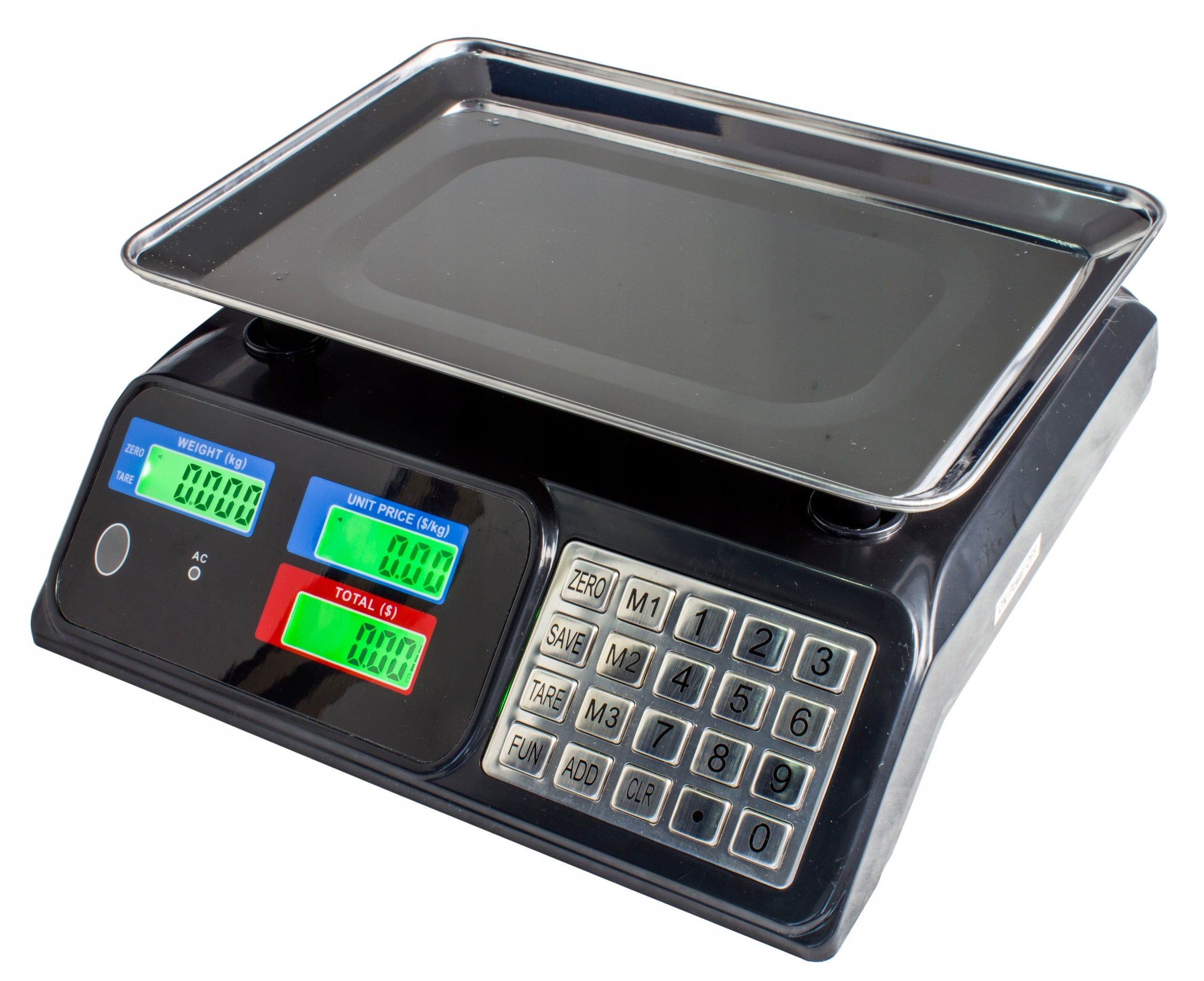 SHOP WEIGHT 40KG /2g ELECTRONIC CALCULATION BATTERY ACCURATE Manufacturer code Sklepowa 40kg Taca
