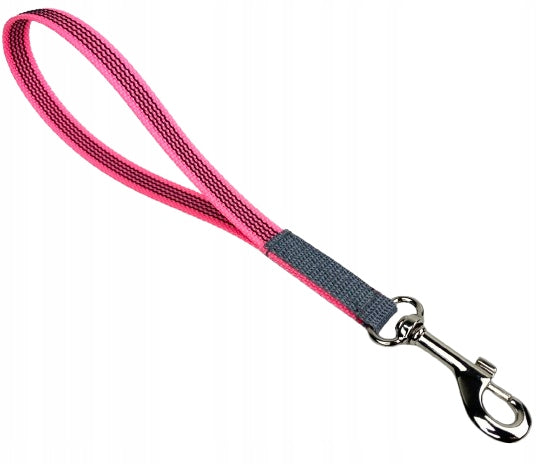 SHORT LEASH FOR DOG-HAND RUBBERIZED TAPE 16 MM