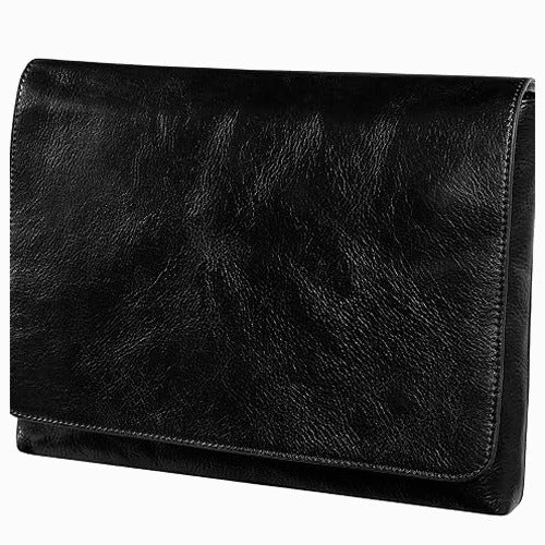 SHOULDER BAG LEATHER MEN'S TABLET FULL GRAIN LEATHER GIFT leather