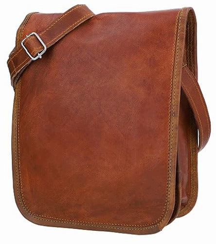 SHOULDER BAG LEATHER VINTAGE HELEN TABLET 25 CM UNISEX GIFT