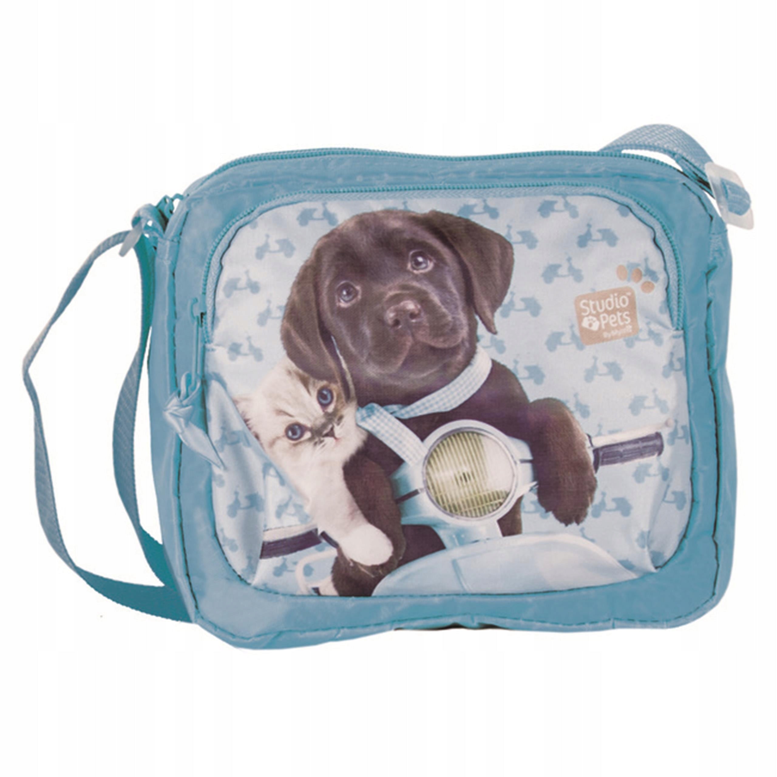 SHOULDER BAG WITH KITTEN DOG FOR GIRL Brand Paso