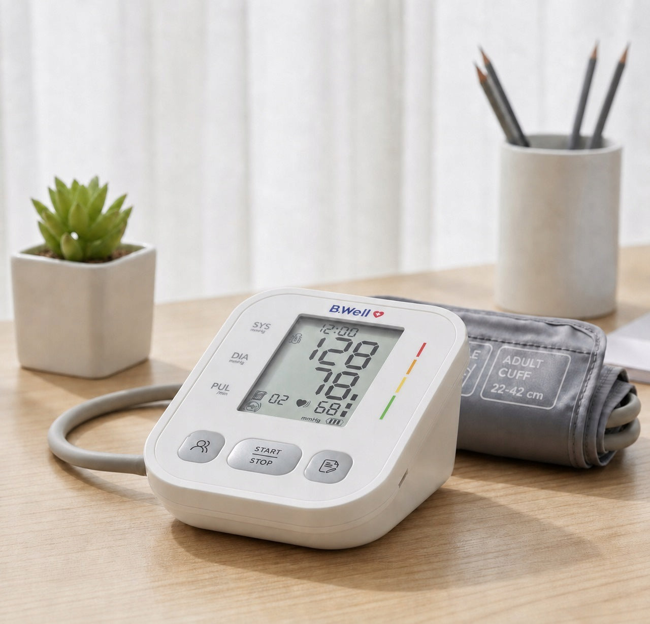 SHOULDER BLOOD PRESSURE MONITOR AUTOMATIC ARRHYTHMIA LARGE CUFF PRO-25 B.WELL Medical device yes