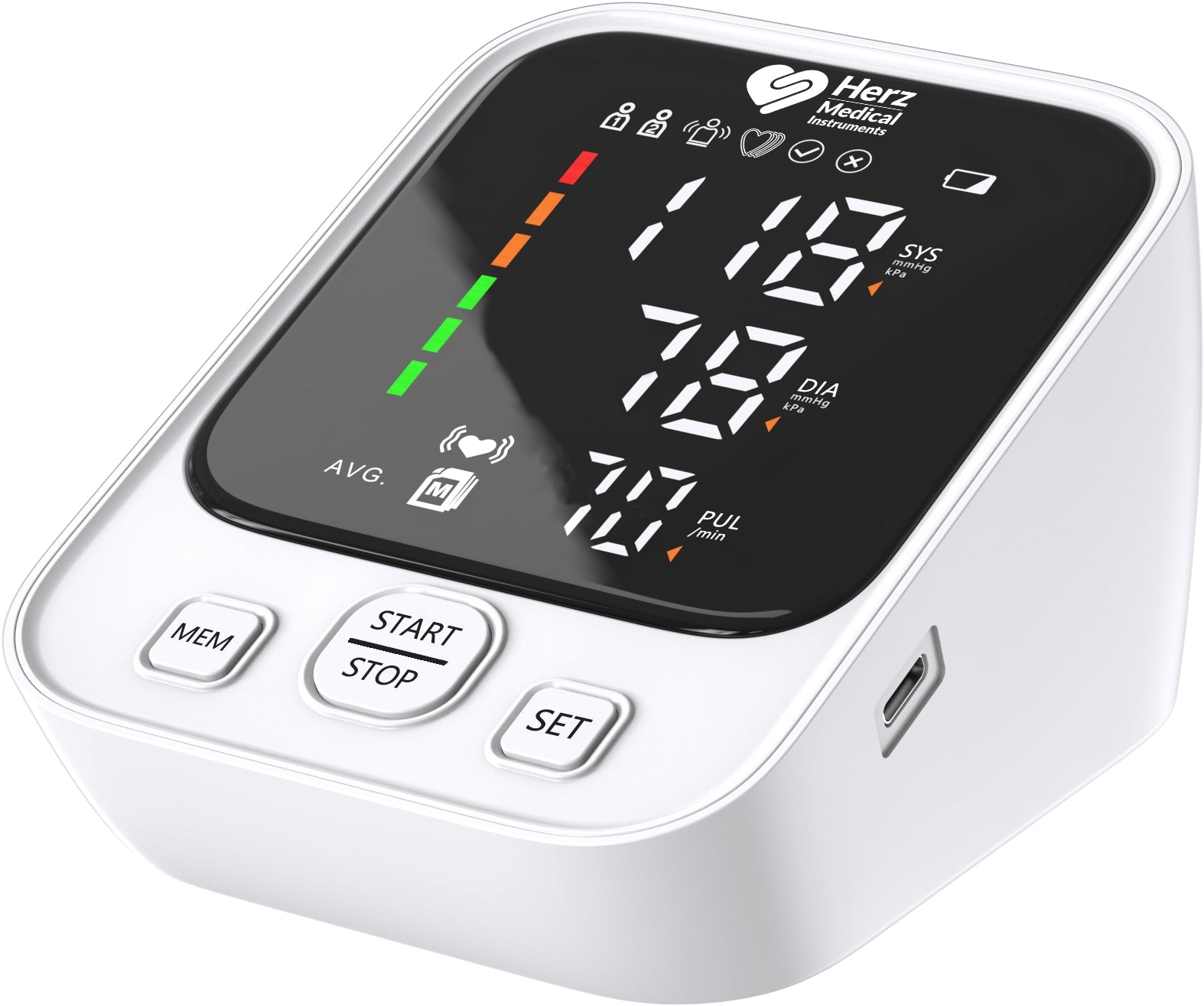 SHOULDER BLOOD PRESSURE MONITOR Automatic USB POWER SUPPLY SPEAKS in Polish ARRHYTHMIA Packaging status original