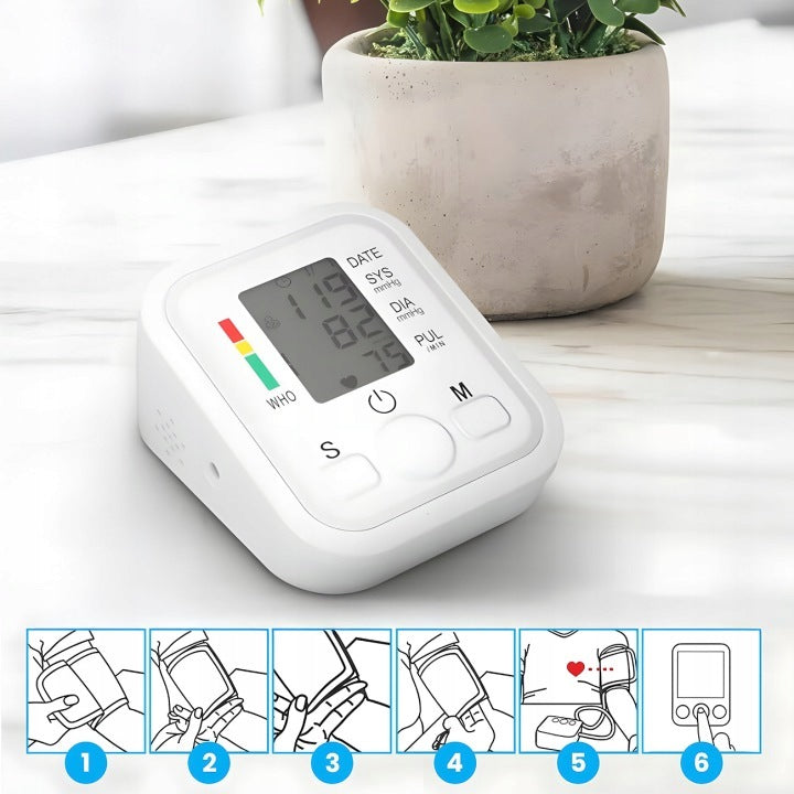 SHOULDER BLOOD PRESSURE MONITOR ELECTRONIC ARRHYTHMIA LARGE AUTOMATIC SCREEN Medical device no