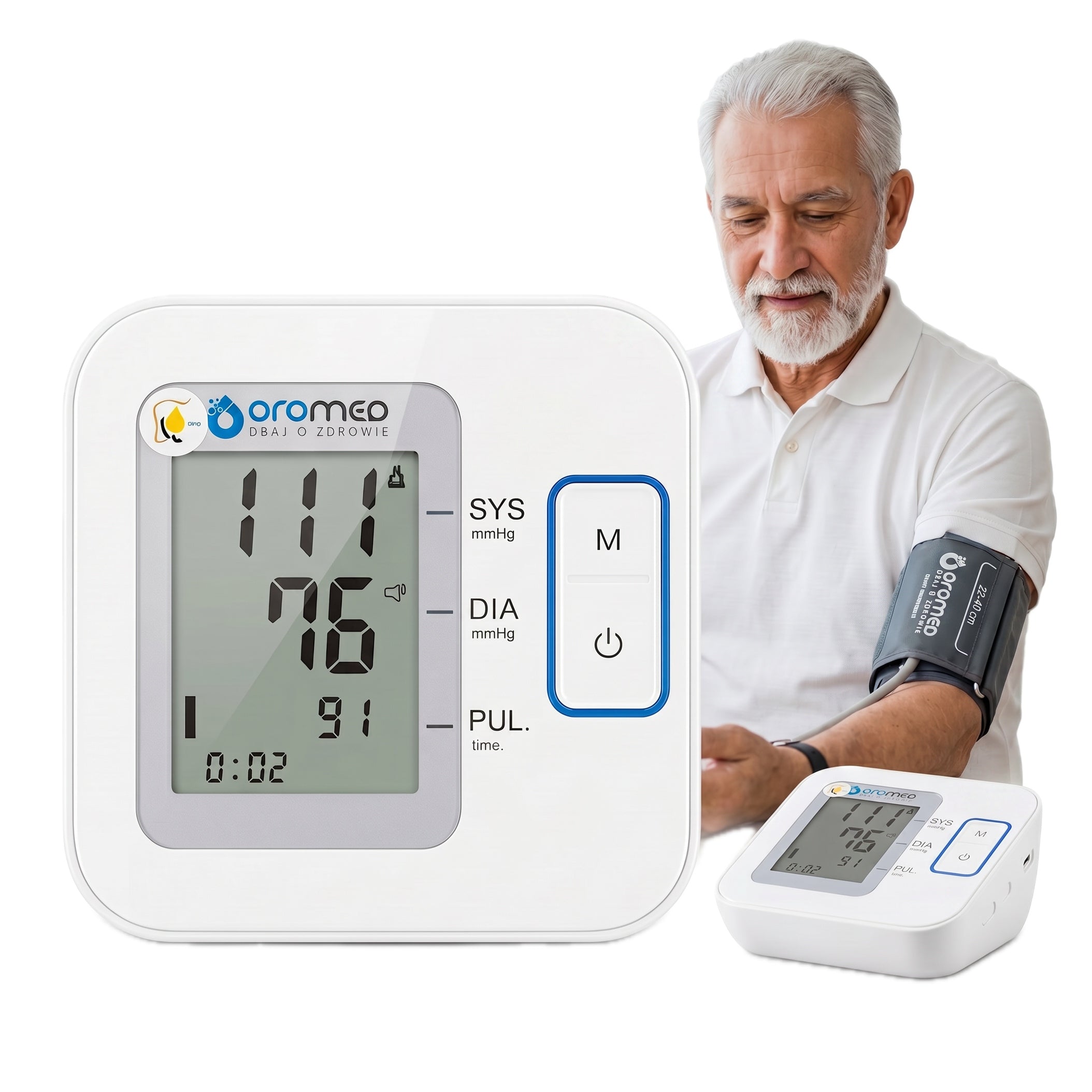 SHOULDER BLOOD PRESSURE MONITOR ELECTRONIC TALKING CUFF 22-42 2x60 N2-VOICE