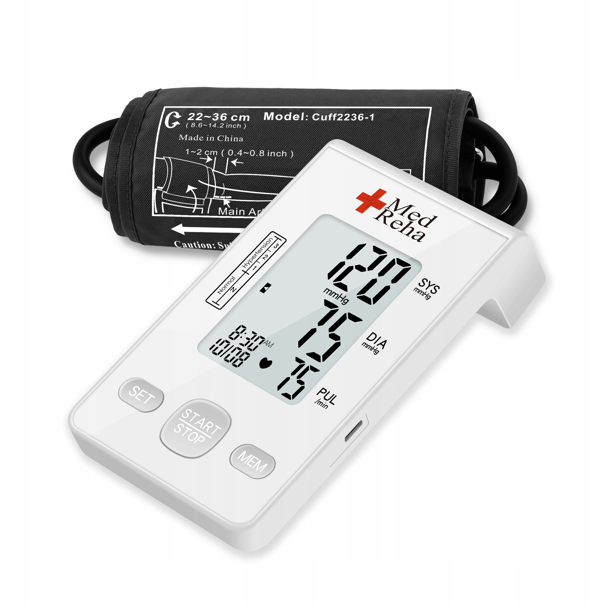 SHOULDER BLOOD PRESSURE MONITOR MEDICAL ELECTRONIC HIGH PRESSURE GIFT EAN (GTIN) 06970392213392