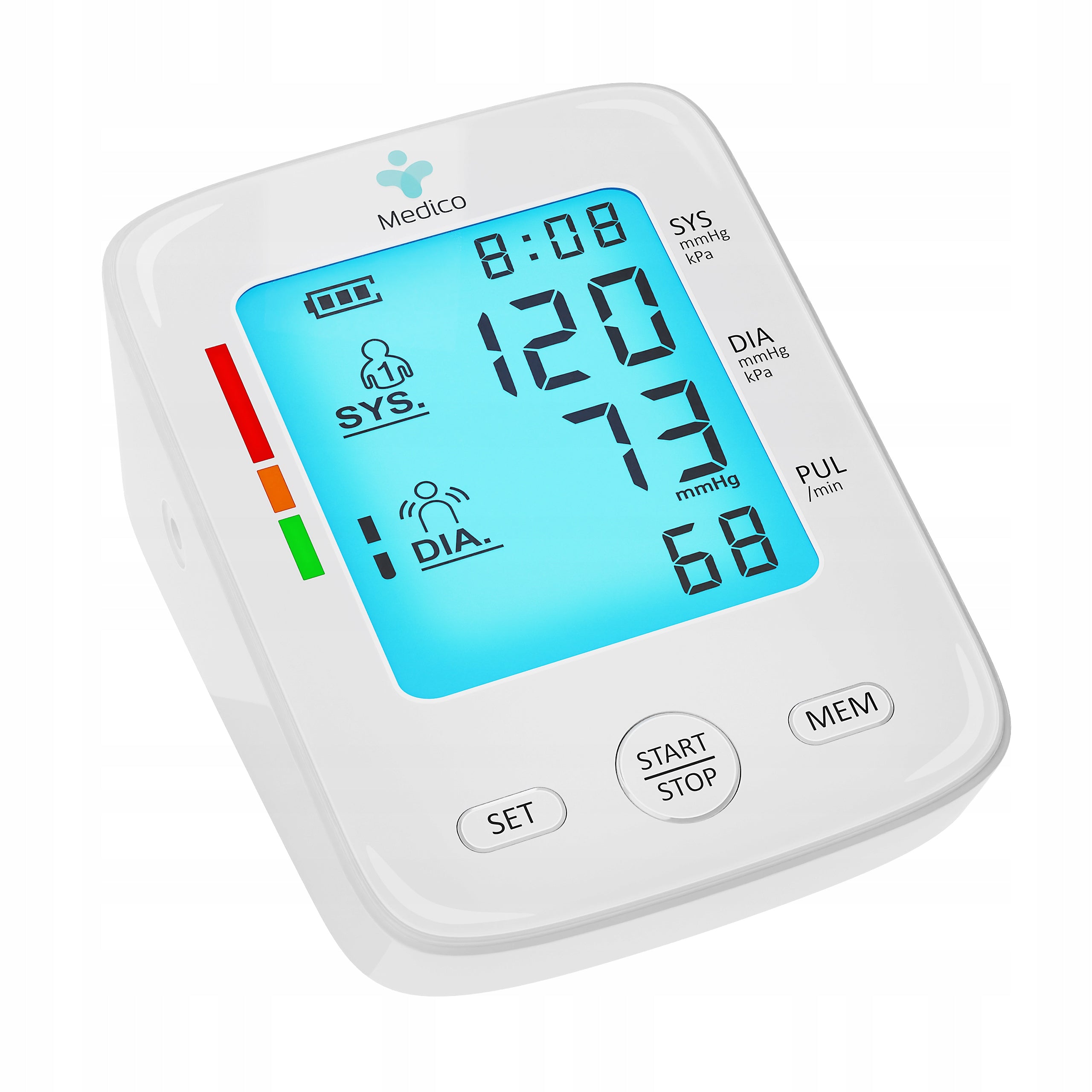 SHOULDER BLOOD PRESSURE MONITOR MEDICO ARRHYTHMIA, CONVENIENT, USB, FREEBIE Medical device yes