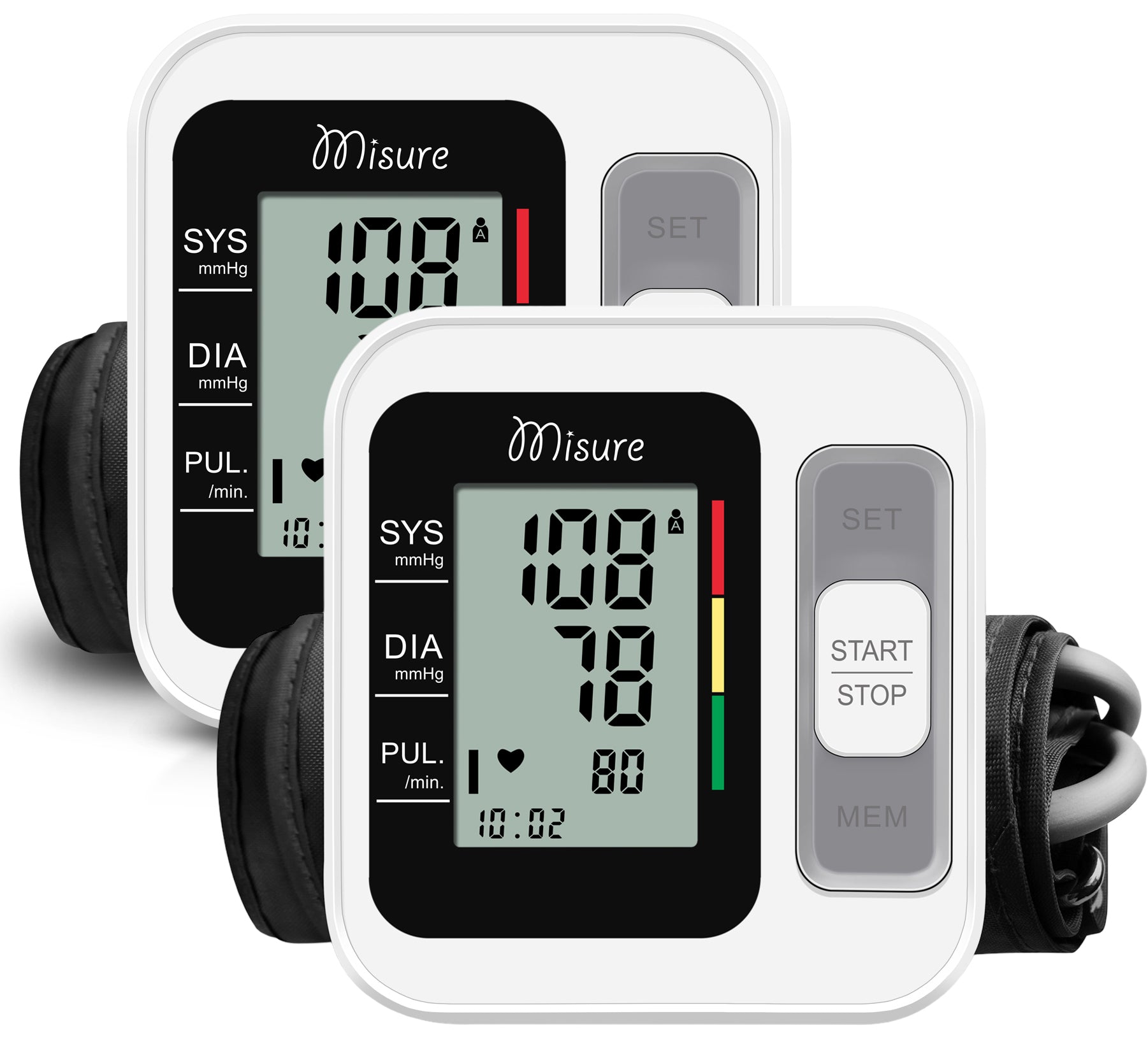 SHOULDER BLOOD PRESSURE MONITOR MISURE B26 ARRHYTHMIA CASE POWER SUPPLY SPEAKS in Polish