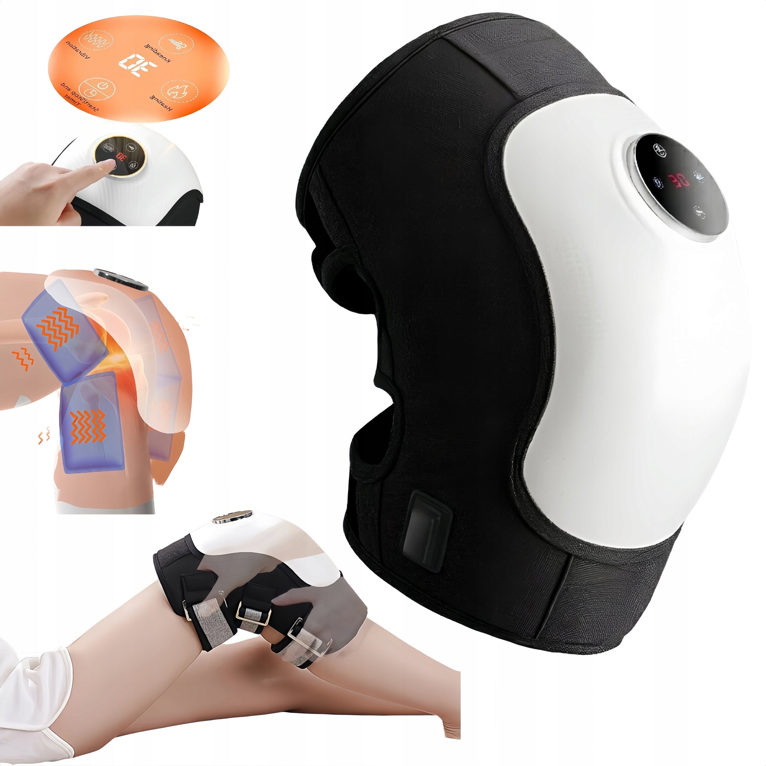SHOULDER KNEE MASSAGER WIRELESS COMPRESSION WITH HEATING AND VIBRATION