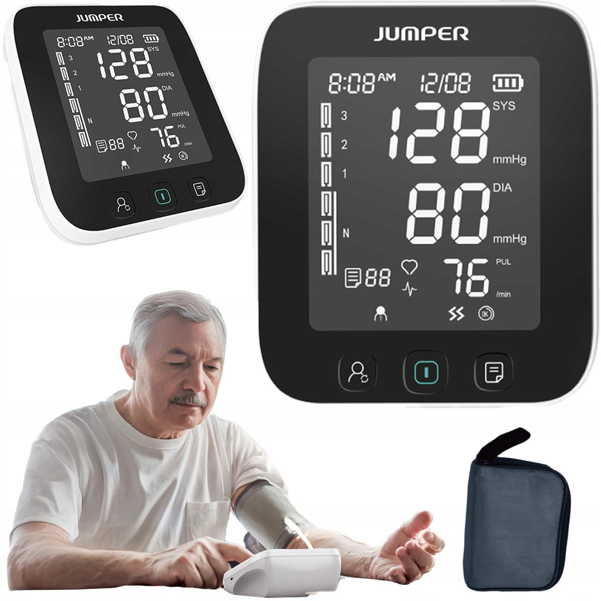 SHOULDER MEDICAL Blood Pressure Monitor Jumper JPD-HA101 electronic shoulder Packaging status original