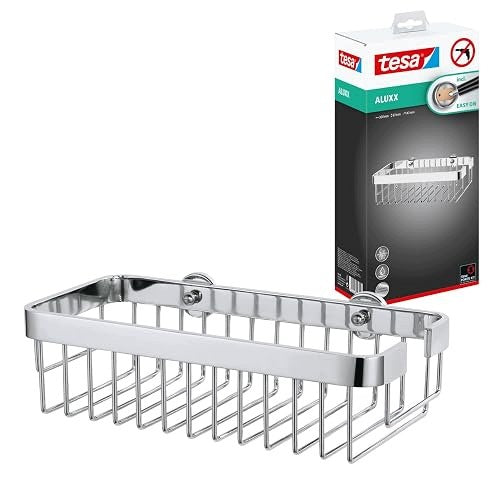 SHOWER BASKET SELF ADHESIVE ALUMINUM CHROME 92MM METAL Brand no brand