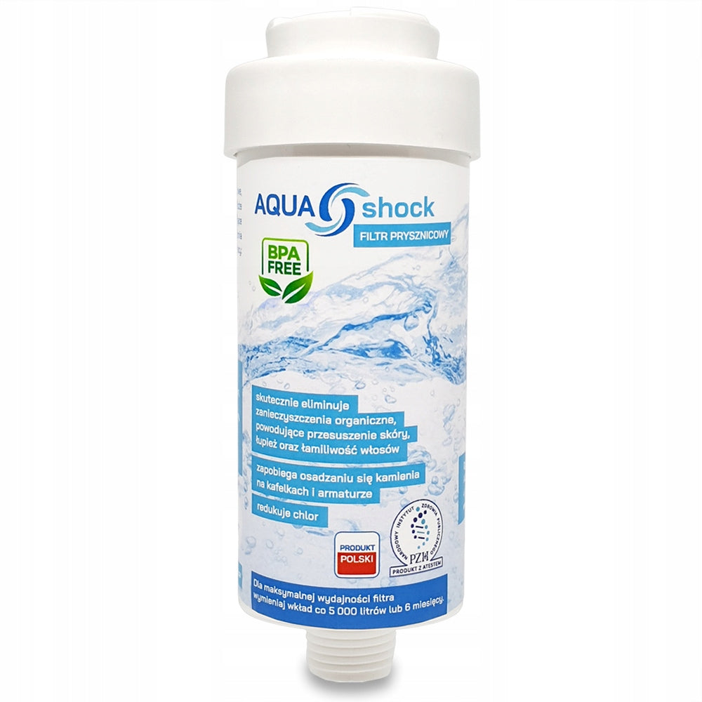 SHOWER WATER FILTER FOR SHOWER AQUA shock KDF