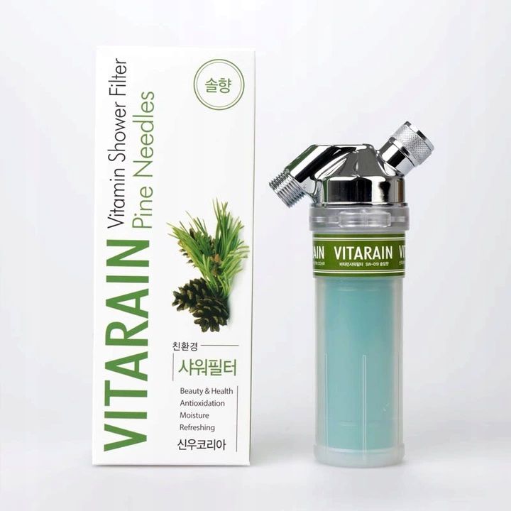SHOWER WATER FILTER WITH VITAMIN C VITARAIN Pine needles