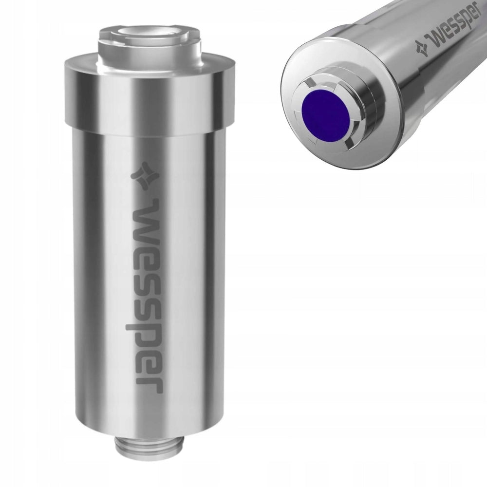 SHOWER WATER filter Wessper silver SOFTENS WATER