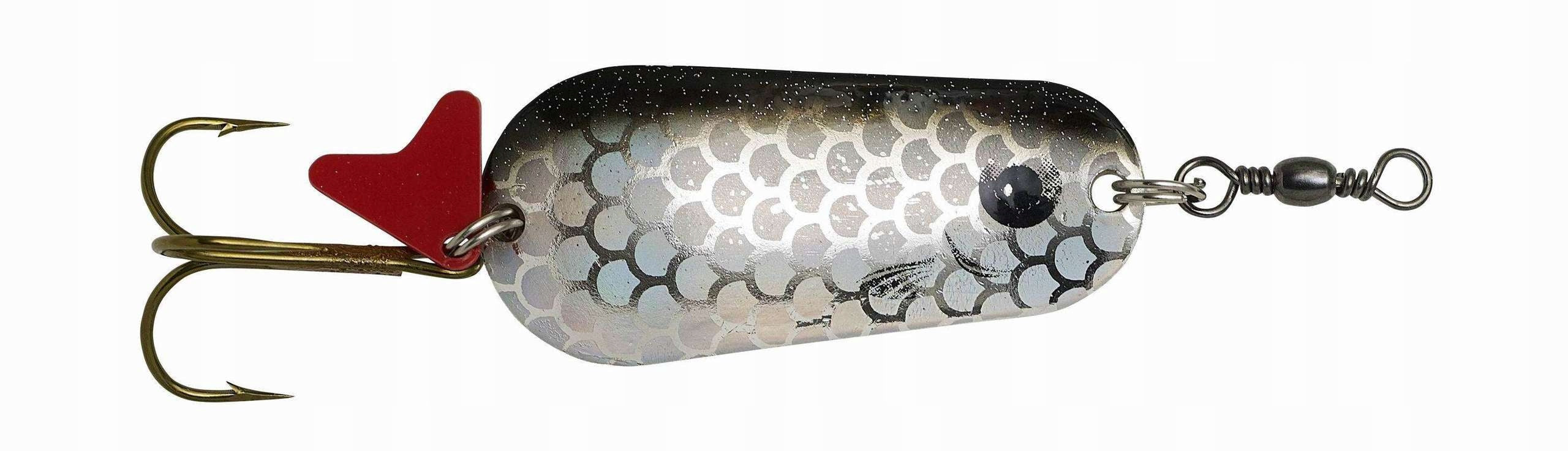 SHUTTLE EFFZETT STANDARD SPOON 6,5cm-30g color HOLO BLACK for PIKE
