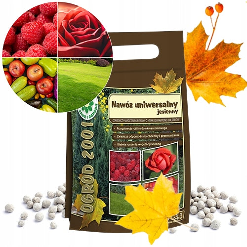 SIARKOPOL UNIVERSAL AUTUMN FERTILIZER FOR GRASS BUSH TREES GARDEN 1KG Packaging status original