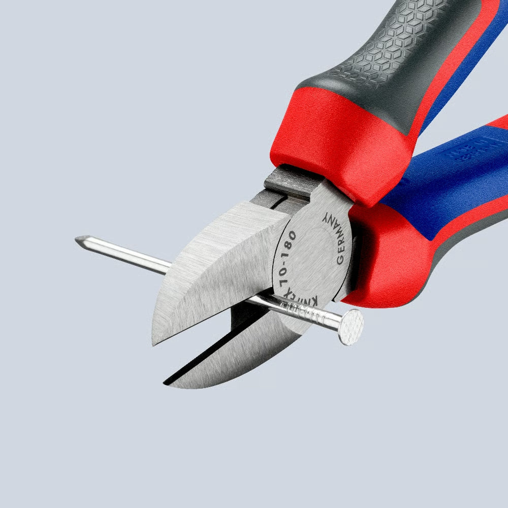 SIDE CUTTING PLIERS COMFORT 180MM COATED 70 02 180 KNIPEX Product weight with unit packaging 0.21 kg