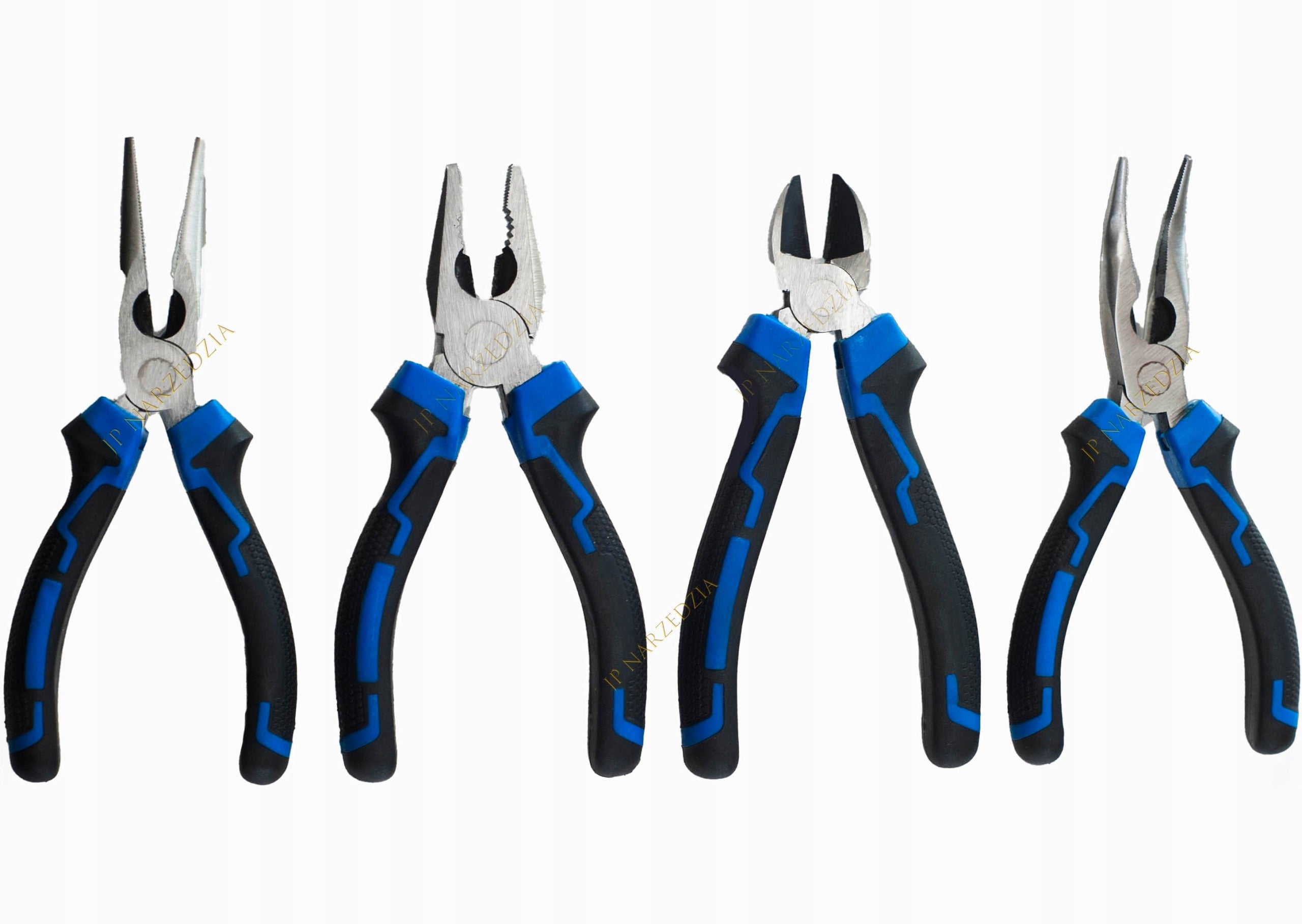 SIDE PLIERS ELONGATED SET OF PLIERS 4 PCS 160MM Product weight with unit packaging 2 kg