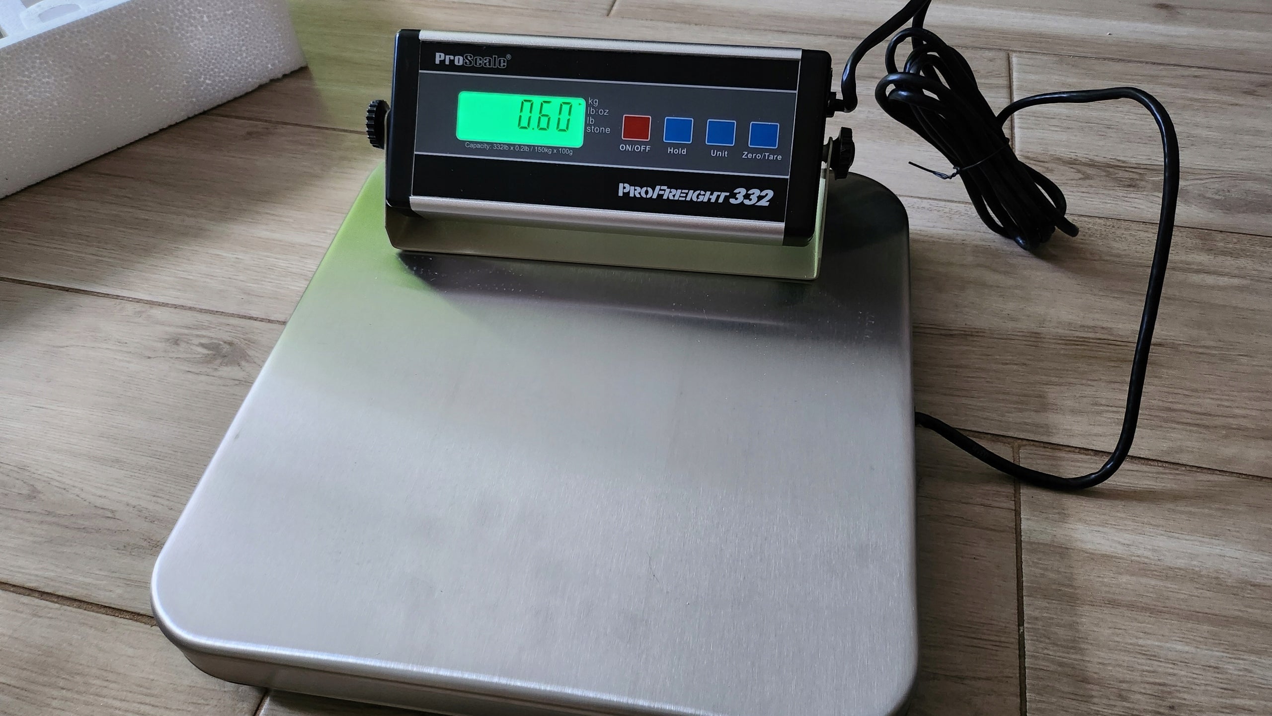 SIDEON Large Portable Platform Scale Postal Package 150kg Manufacturer code proscale 150kg na baterie