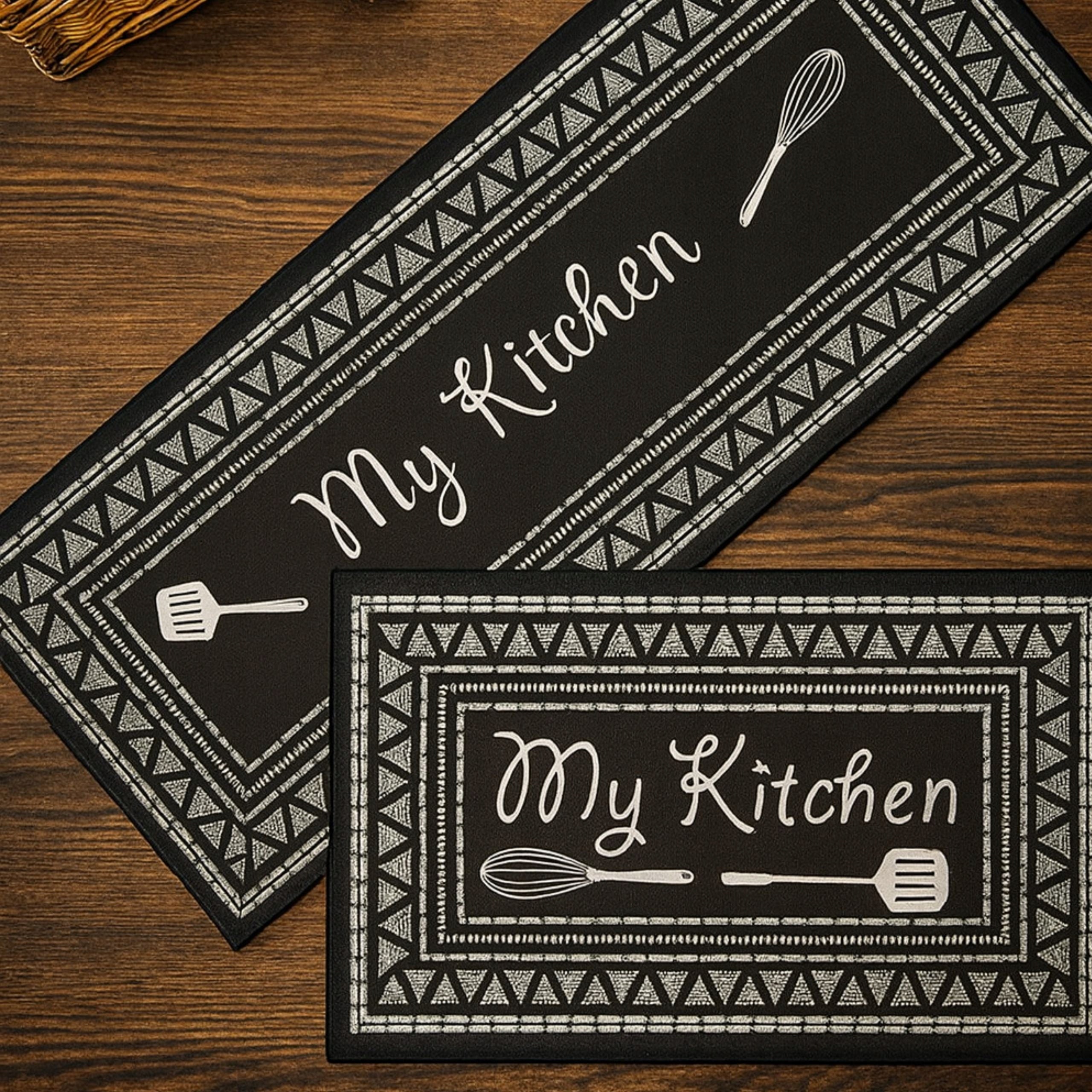 SIDEWALK FOR KITCHEN NON-SLIP CARPET SOFT KITCHEN RUG MAT 2 PCS Packaging status original