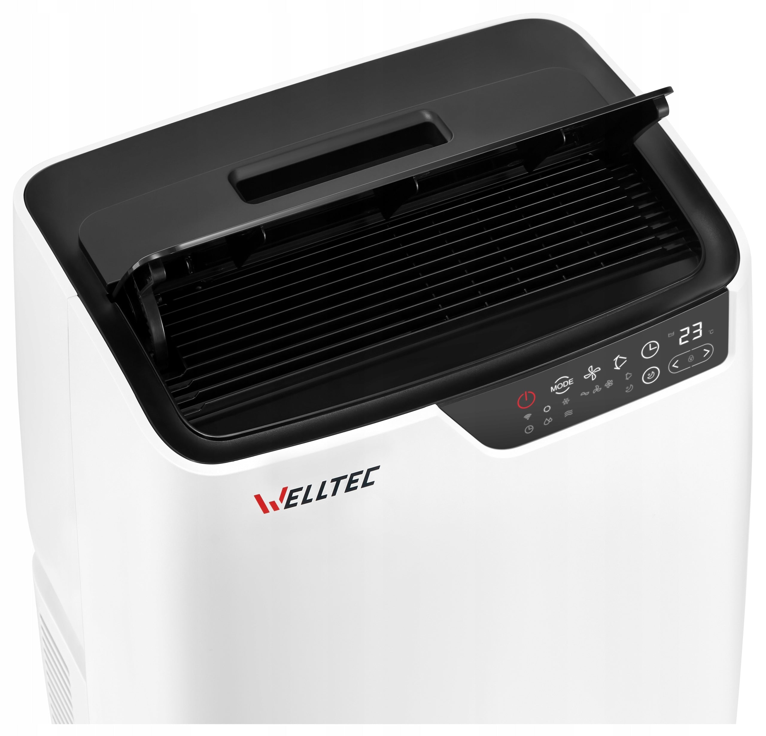 SILENT PORTABLE AIR CONDITIONER WELLTEC ACL09 - 3in1 WiFi 2,6kW 40m² +SEAL Dominant color white